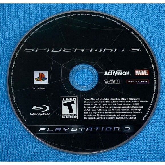 Spider-Man 3 Sony Playstation 3 PS3 Disc Only Works! - Picture 1 of 2